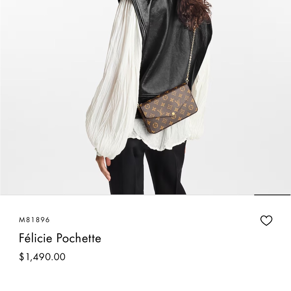 Authentic Louis Vuitton felicie bag - Picture 8 of 9